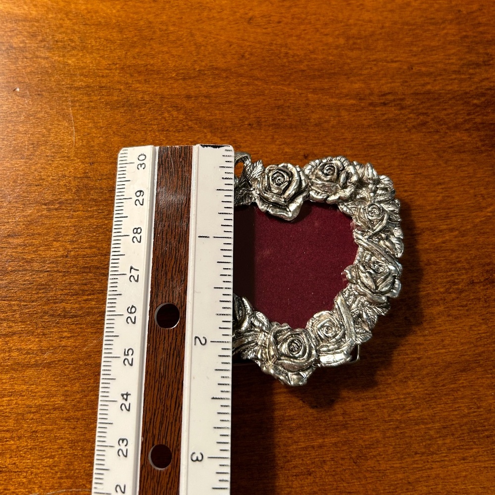 Arthur Court Rose Heart Mini Frame - Picture 5 of 7